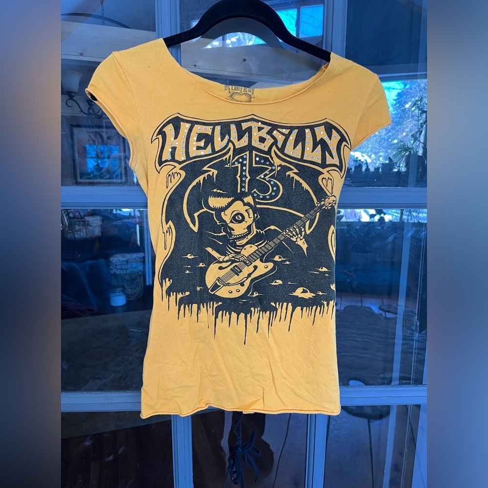 Hellbilly lace up top